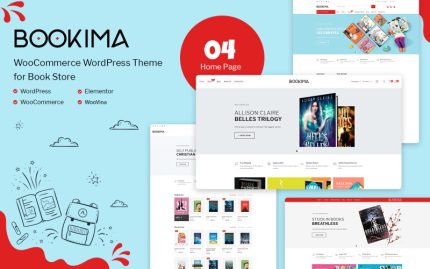 Bookima - Kitap Mağazası WooCommerce Teması