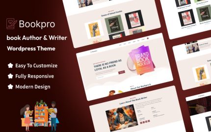 Bookpro - Kitap Yazarı ve Yazar Wordpress Teması