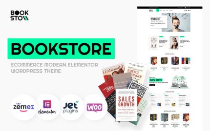 BookSto - Modern Elementor WooCommerce Teması İçin Kitapçı E-Ticaret Teması