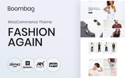 Boombag - Modern Giyim Woocommerce E-Ticaret Teması