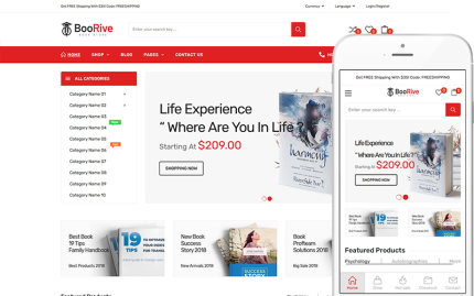 Boorive - Kitapçılar ve Koleksiyon Mağazaları WooCommerce WordPress Teması