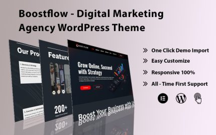 Boostflow - Dijital Pazarlama Ajansı WordPress Teması