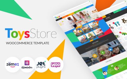 Bright And Joyful Mega Toy Store - Neşeli ve Parlak Mega Oyuncak Dükkanı WooCommerce Teması