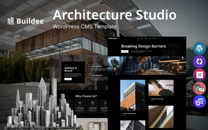 Buidee - Mimarlık stüdyosu WordPress Teması