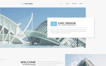 Buildex - Mobil Uyumlu Çok Sayfalı Mimari Ajansı WordPress Teması