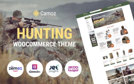 Camoz - Klasik Avcılık WooCommerce E-Ticaret Teması