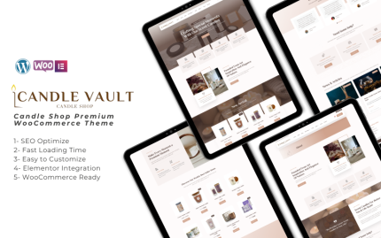 Candle Valut - Çok Amaçlı Soya Mumları | Ev Yapımı Hediye | Wellness Scents WooCommerce Teması