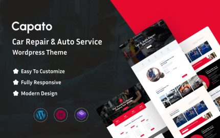 Capato - Araba Tamiri ve Otomobil Hizmetleri WordPress Teması