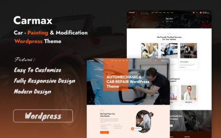 Carmax - Araba Boyama ve Modifikasyon Wordpress Teması