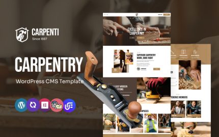 Carpenti - Tamirci Ahşap İşçiliği ve Marangozluk Çok Amaçlı WordPress Elementor Teması