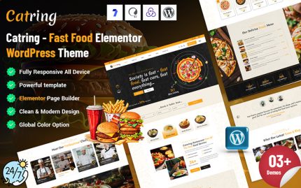 Catring - Hızlı Yemek WordPress Teması