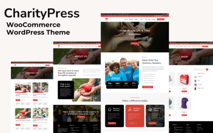 CharityPress - Hayır Kurumları ve Kâr Amacı Gütmeyen Kuruluşlar için WooCommerce Teması