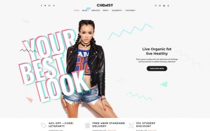 Chemisy - Modern Giyim Elementor WooCommerce Teması