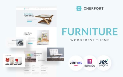 Cherfort - Mobil Uyumlu Mobilya Şirketi WordPress Teması