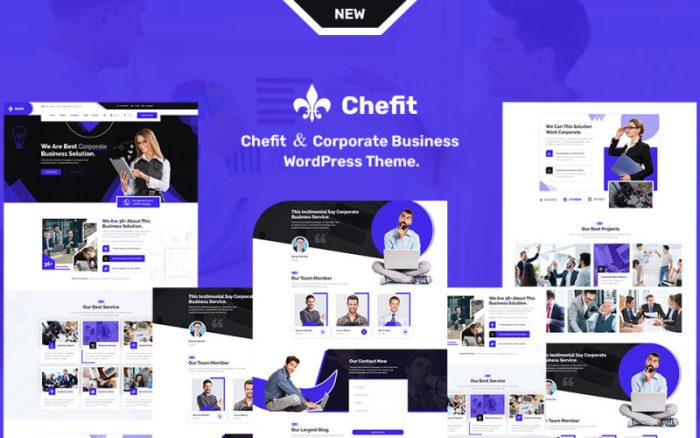 chifit ve Kurumsal İş Mobil Uyumlu WordPress Teması