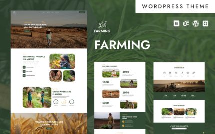 Çiftçilik - Modern Çiftçilik ve Tarım WordPress Elementor Teması