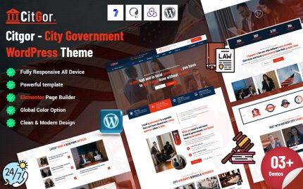 Citgor - Şehir Yönetimi WordPress Teması
