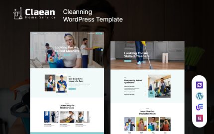 Claean - Temizlik ve Bakım Hizmeti WordPress Teması
