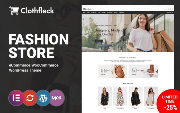 Clothfleck - Moda Tasarımcısı Giysileri WooCommerce Teması