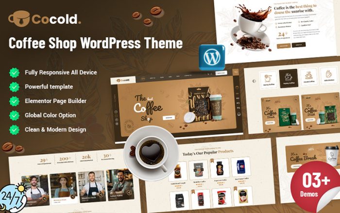 Cocold - Kahve Dükkanı WordPress Teması