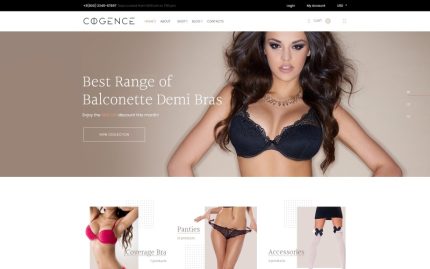 Cogence - Lingerie Dükkanı WooCommerce Teması