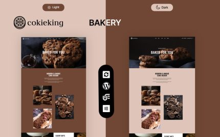 Cokieking - Bakery And Cookies Çok Amaçlı WordPress Teması