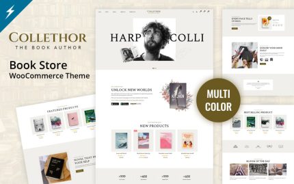 Collethor - Kitap Mağazası WooCommerce WordPress Teması --> Collethor - Modern Kitapçı WooCommerce WordPress Teması