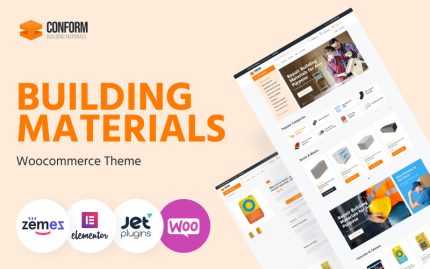 Conform - İnşaat Malzemeleri Web Sitesi Teması WooCommerce