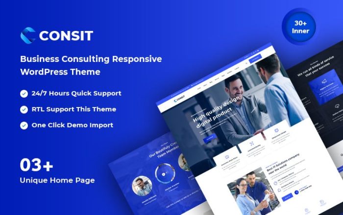 Consit - İş Danışmanlığı Mobil Uyumlu WordPress Teması