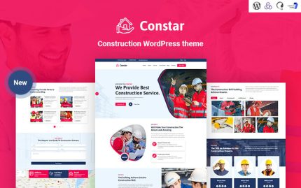 Constar - İnşaat Mobil Uyumlu WordPress teması