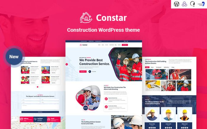 Constar - İnşaat Mobil Uyumlu WordPress teması