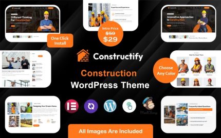 constructify - Mimarlık İnşaat WordPress Teması