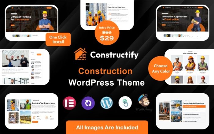 constructify - Mimarlık İnşaat WordPress Teması