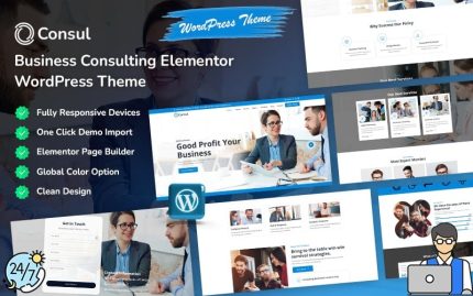Consul - İş Danışmanlığı WordPress Teması