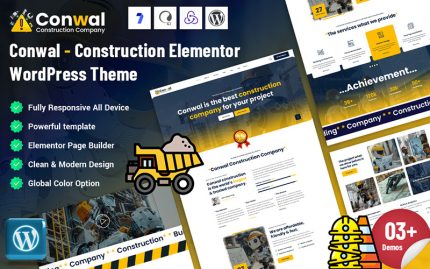 Conwal - İnşaat Elementor WordPress Teması