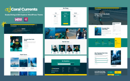 Cora Currents - Tüplü Dalış ve Deniz Aletleri Woocommerce Teması