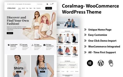 Coralmag - Modern WooCommerce WordPress Teması