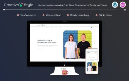 Creative Style - Giyim ve Aksesuar E-Ticaret WooCommerce WordPress Teması