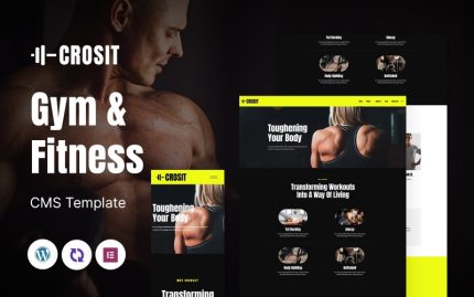 Crosit - GYM ve Fitness Çok Amaçlı Mobil Uyumlu WordPress Teması