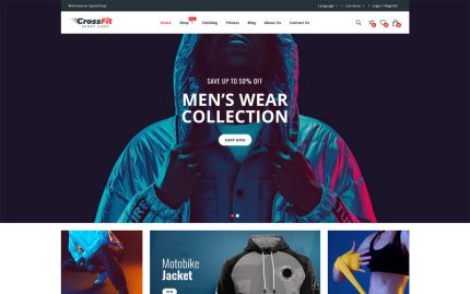 Crossfit - Moda Mağazası WooCommerce WordPress Teması