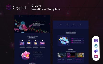 Crypbit - Bitcoin ve Kripto Para WordPress Teması