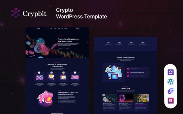 Crypbit - Bitcoin ve Kripto Para WordPress Teması