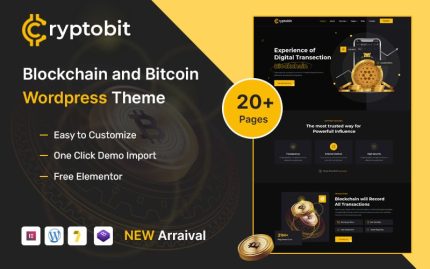 Cryptobit - Blockchain ve Kripto Para WordPress Teması