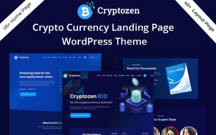 Cryptozen - Kripto Para Bitcoin ve ICO WordPress Teması