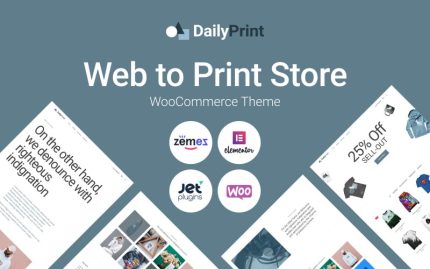 DailyPrint - Çok Amaçlı Yazdırma WooCommerce Teması