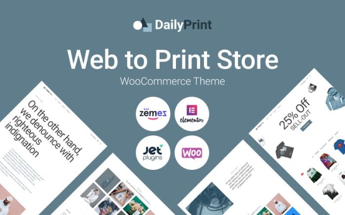 DailyPrint - Çok Amaçlı Yazdırma WooCommerce Teması