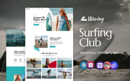 Dalgalanma - Sörf Tahtası Bir Macera WordPress Elementor Teması