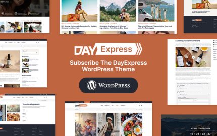 DayExpress - Günlük Haberler için Haber ve Blog WordPress Teması
