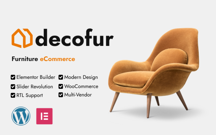 Decofur - Mobilya ve Dekorasyon WooCommerce Teması