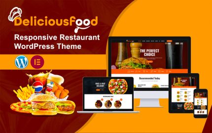 Deliciousfood Mobil Uyumlu Restoran WordPress Teması
